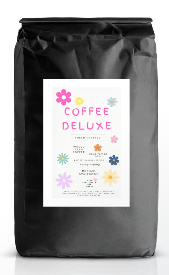 Gold Plated Posh coffee bag